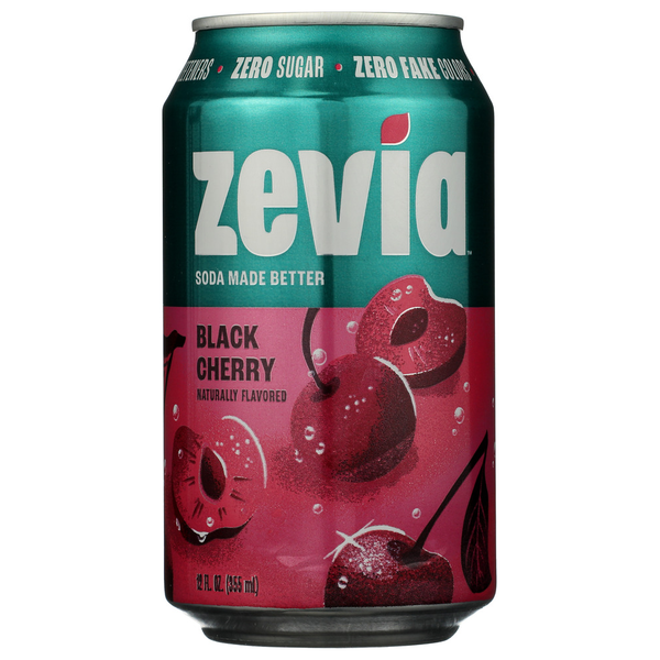 Zevia Zero Sugar Black Cherry 12 Pack Same-Day Delivery or Pickup