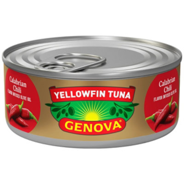 Genova Premium Yellowfin Tuna in Calabrian Chili Infused Olive Oil