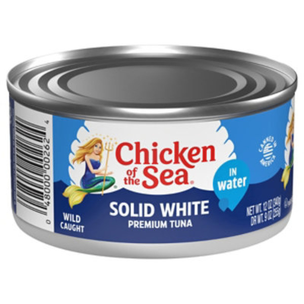 Chicken of the Sea Solid White Premium Wild Caught Tuna in Water
