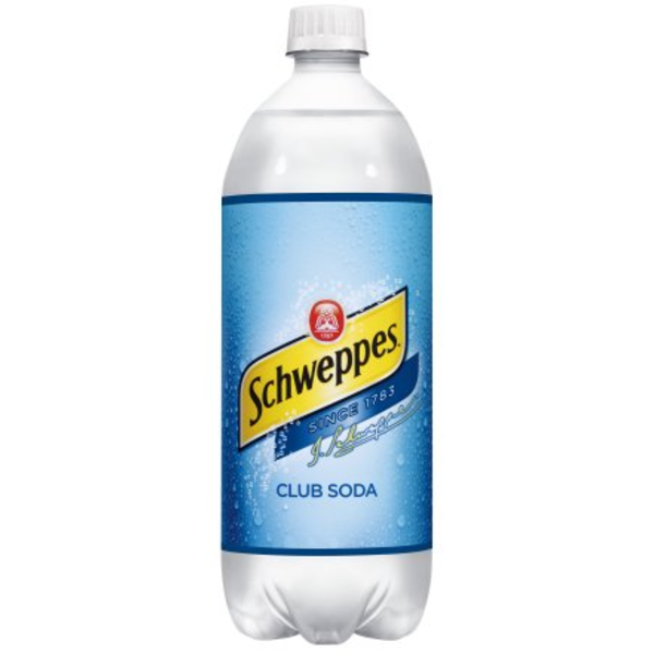 Schweppes - Club Soda - 15/1L bottles