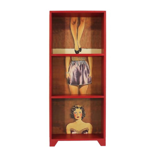 Ashland Zigzag Tabletop Shelf - Red