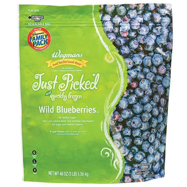 Wegmans Wegmans Frozen Wild Blueberries, FAMILY PACK SameDay Delivery