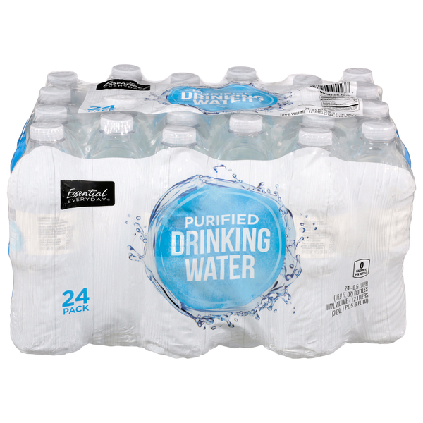 Great Value Purified Drinking Water – 16.9 Fl. Oz. Bottles, 40-Count Pack – Hydration On The Go