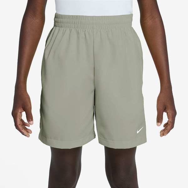 Nike Kids' Dri-FIT Multi Woven Shorts, M - Spruce Fog/White