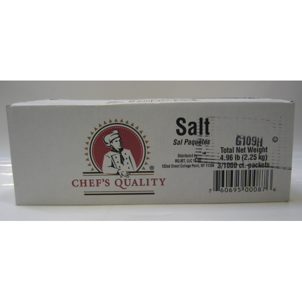 Chef's Quality - Salt Packets - 3000 ct