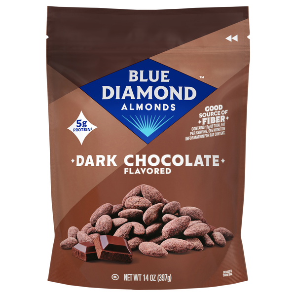Blue Diamond Dark Chocolate Flavored Almonds Same-Day Delivery or