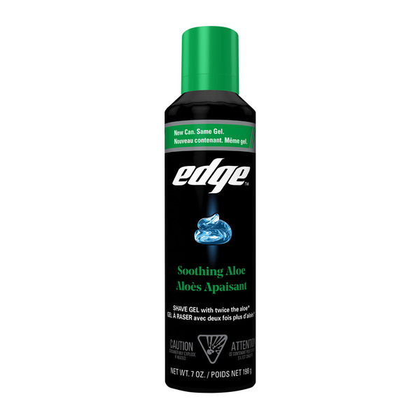 Edge Soothing Aloe Shave Gel for Men Minimizes Irritation & Razor Burn