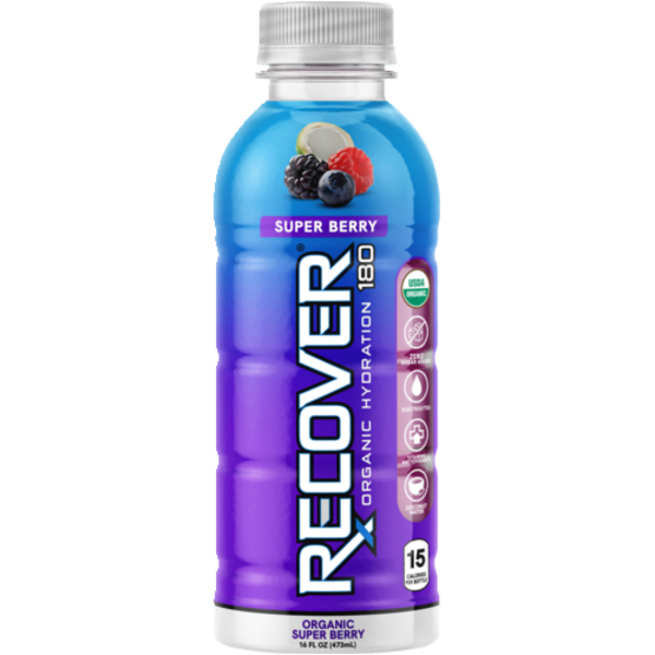 RECOVER 180° Organic Super Berry Hydration Beverage Same-Day