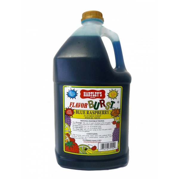 Hartley's - Blue Raspberry Syrup - gallon Jug