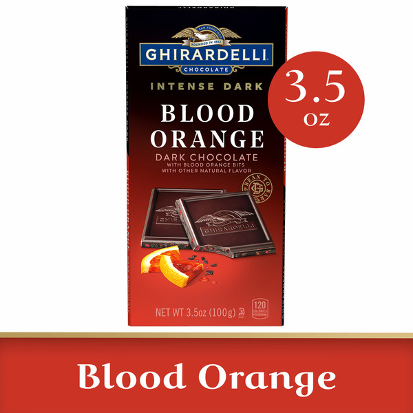 Ghirardelli Intense Dark Chocolate Bar - Blood Orange Sunset