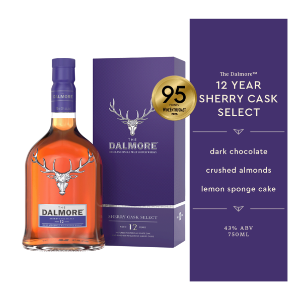The Dalmore 12 Year Sherry Cask Select Single Malt Whisky Same-Day