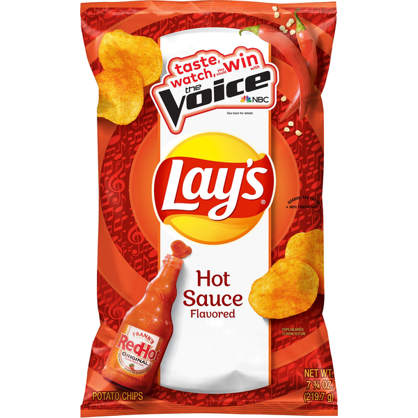 Lay's Hot Sauce Potato Chips (7.75 oz) Instacart
