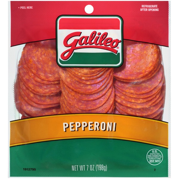 Galileo Salame Deli Sliced Pepperoni, 7 oz. (7 oz) Instacart