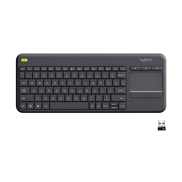 Logitech 1 x 14 x 6 Charcoal Professional Wireless Touch Keyboard