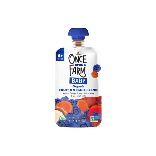 Once Upon a Farm Apple, Sweet Potato, and Blueberry Organic Baby