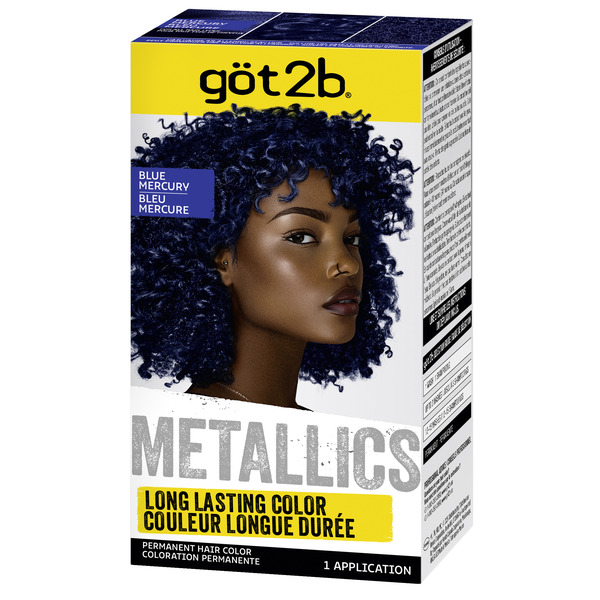 Schwarzkopf göt2b Schwarzkopf Got2b Metallics Permanent Hair Color, M67 Blue Mercury - 4.8 fl oz