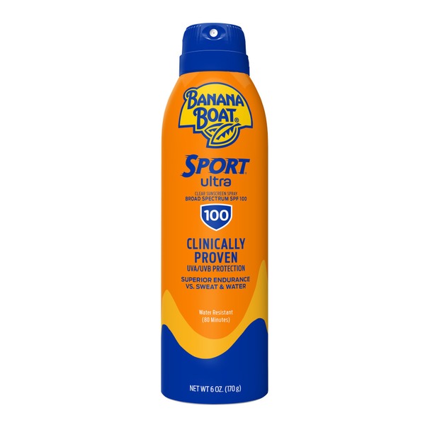 Banana Boat Ultra Sport Performance Clear Spray Sunscreen Broad Spectrum - 1 oz