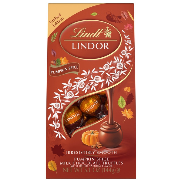 Lindt Lindor Fall Pumpkin Spice Milk Chocolate Candy Truffles Same