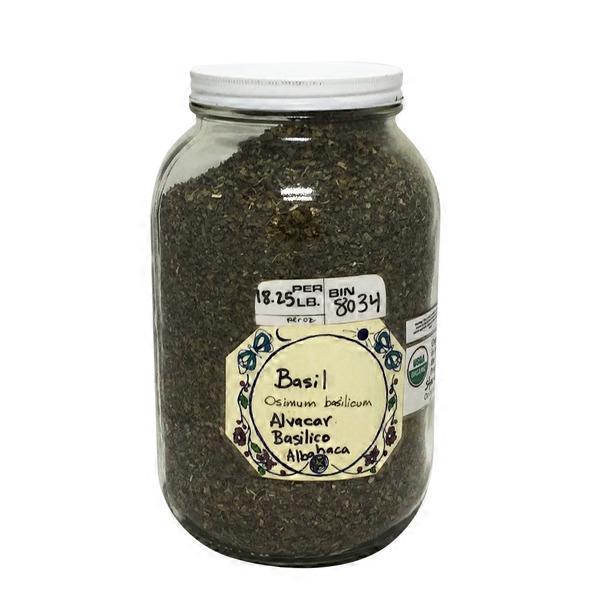 Organic Basil Leaf Cut and Sifted