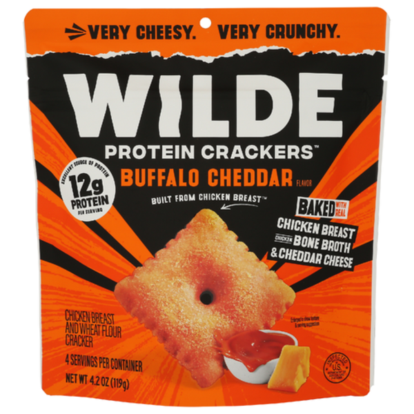 Wilde Buffalo Cheddar Protein Crackers Same-Day Delivery or Pickup