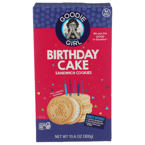 Goodie Girl Cookies Birthday Cake Sandwich Cookies