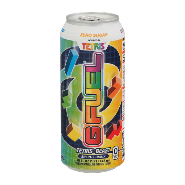 G FUEL Energy Drink, Zero Sugar, Tetris Blast Same-Day Delivery