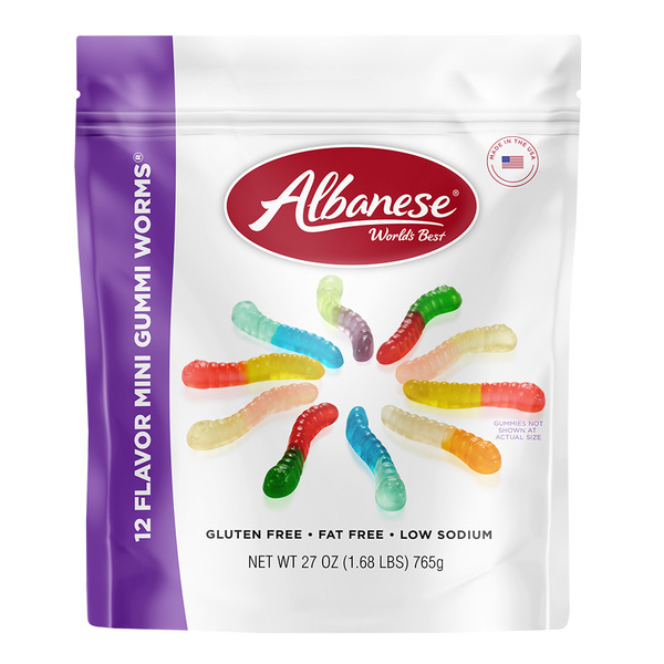 Albanese 12 Flavor Mini Gummi Worms
