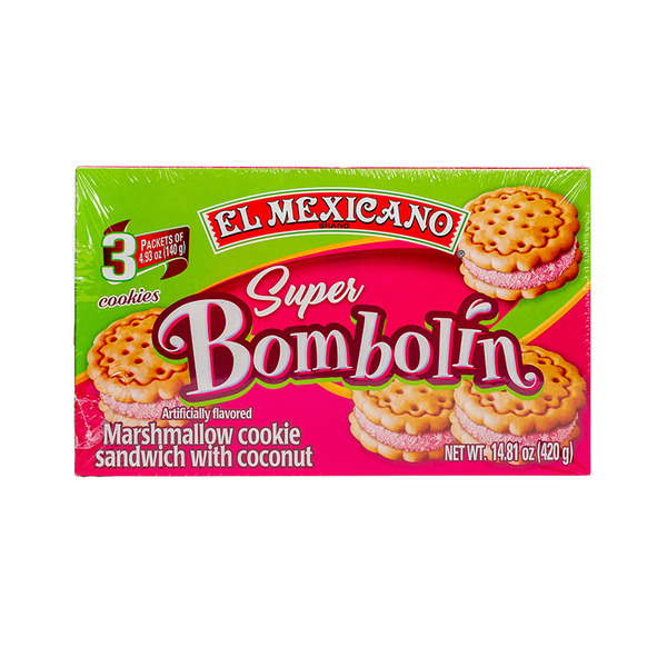 El Mexicano Marshmallow Cookie Sandwich With Coconut Super Bombolin
