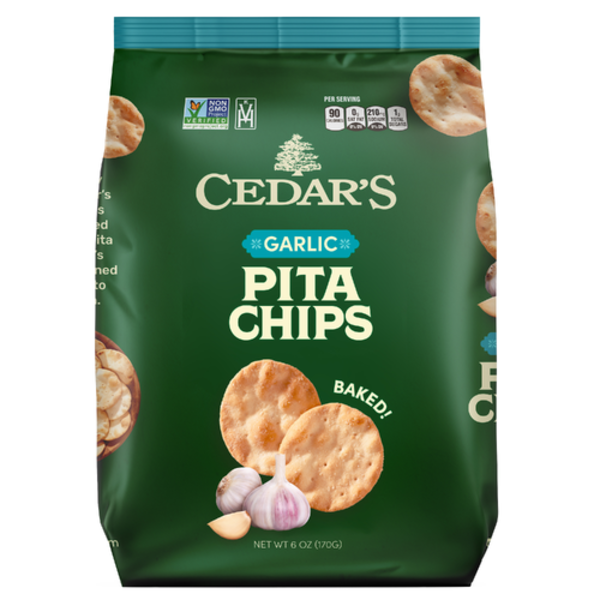 Cedar's Mediterranean Foods Garlic Pita Chips