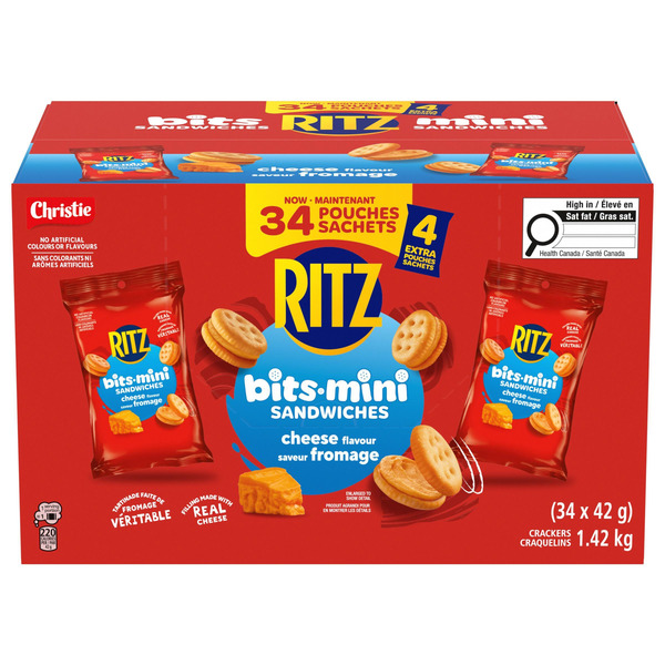 Ritz Cheese Bits Mini Sandwich Crackers