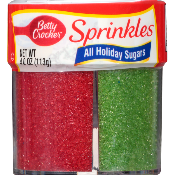 Betty Crocker Sprinkles, All Holiday Sugars (4 oz) Instacart