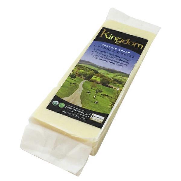 Kingdom Organic Sharp Cheddar Cheese (7 oz) Instacart