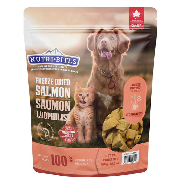 Nutri Bites Freeze Dried Salmon Pet Treats