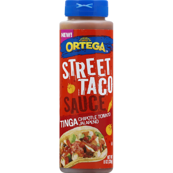 Ortega Street Taco Sauce, Tinga Chipotle Tomato Jalapeno (8 oz) Instacart