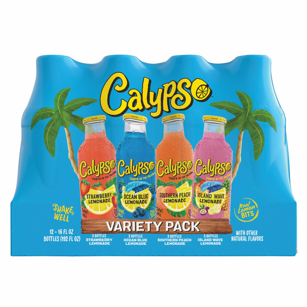 Calypso Lemonade Variety, 16 fl oz, 12-count