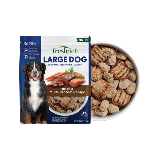 Freshpet Large Breeds Dog Food, Fresh Multi Protein Recipe Same