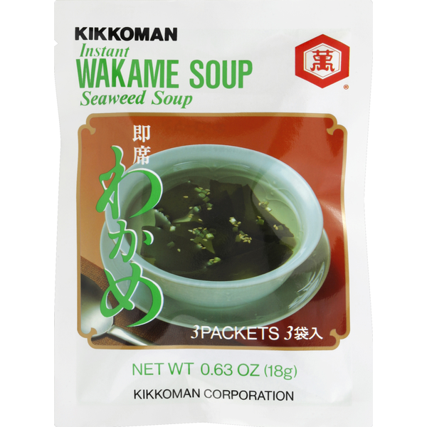 Kikkoman Soup, Seaweed, Instant Wakame