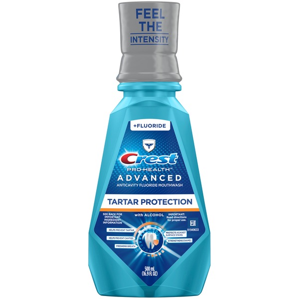 Crest Mouthwash, Tartar Protection, Refreshing Mint (16.9 fl oz
