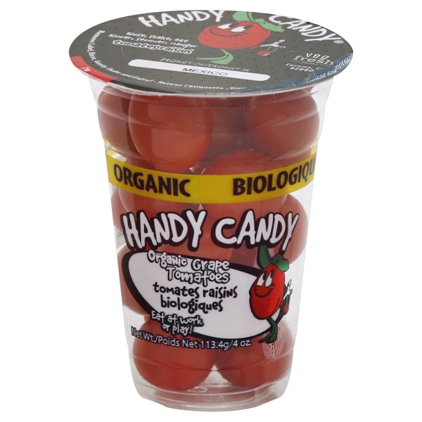 Handy Candy Tomatoes, Grape, Organic (4 oz) Instacart
