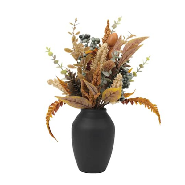 Ashland Fall Foliage Arrangement in Ceramic Vase