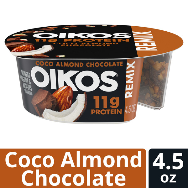 Oikos Chocolate Almond Non Fat Yogurt Same-Day Delivery or Pickup