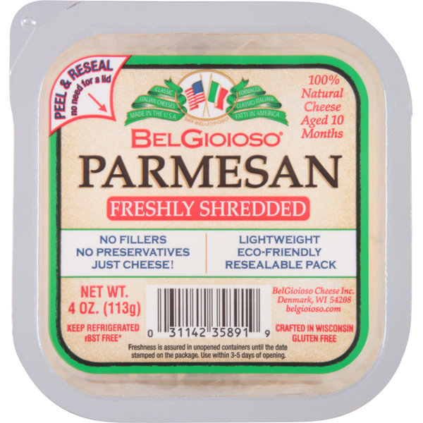 BelGioioso Cheese, Parmesan, Freshly Shredded