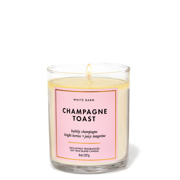 Champagne Toast Single Wick Candle