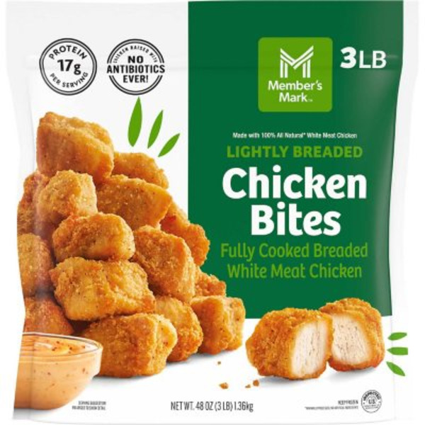 Member's Mark Member’s Mark Fully Cooked Lightly Breaded Chicken Breast Bites — product image