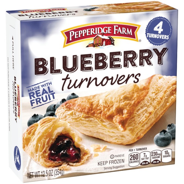 Pepperidge Farm® Frozen Blueberry Turnovers Pastries (12.5 oz) Instacart