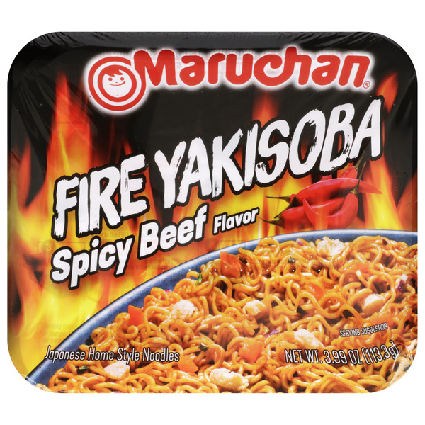 Maruchan Fire Yakisoba Spicy Beef Flavor