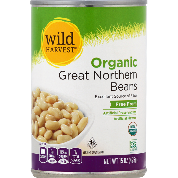 Wild Harvest Great Northern Beans, Organic