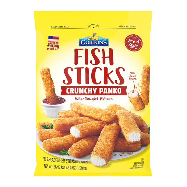 BJ's Wholesale Club Gorton's Golden Crispy Panko Fish Sticks Same-Day ...