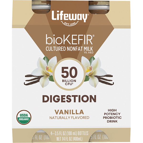 Lifeway BioKefir, Organic, Digestion, Vanilla Same-Day Delivery or