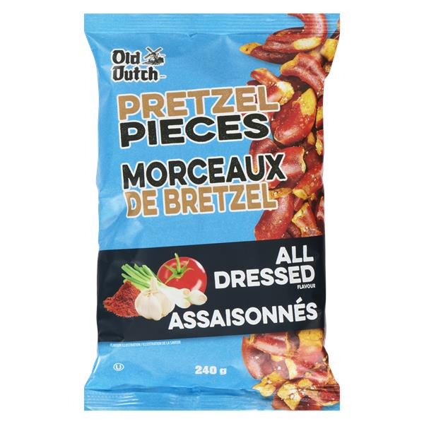 old dutch all dressed party mix Old Dutch Pretzel Pieces All Dressed Flavour 240 g Same-Day Delivery or  Pickup